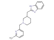 2-({1-[(6-methyl-2-pyridinyl)methyl]-3-piperidinyl}methyl)-1H-benzimidazole