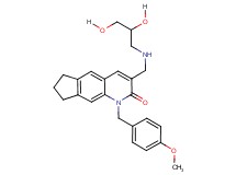 3-{[(2,3-dihydroxypropyl)amino]methyl}-1-(4-methoxybenzyl)-1,6,7,8-tetrahydro-2H-cyclopenta[g]quinolin-2-one