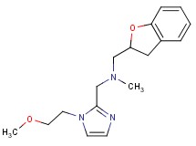 (2,3-dihydro-1-benzofuran-2-ylmethyl){[1-(2-methoxyethyl)-1H-imidazol-2-yl]methyl}methylamine