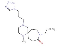 9-allyl-1-methyl-4-[3-(1H-tetrazol-1-yl)propyl]-1,4,9-triazaspiro[5.6]dodecan-10-one
