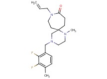 9-allyl-4-(2,3-difluoro-4-methylbenzyl)-1-methyl-1,4,9-triazaspiro[5.6]dodecan-10-one