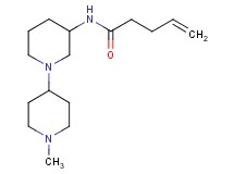 N-(1'-methyl-1,4'-bipiperidin-3-yl)-4-pentenamide
