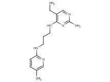 5-ethyl-N~4~-{3-[(5-methylpyridin-2-yl)amino]propyl}pyrimidine-2,4-diamine