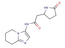2-(5-oxopyrrolidin-2-yl)-N-(5,6,7,8-tetrahydroimidazo[1,2-a]pyridin-3-yl)acetamide