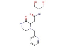 N-[2-hydroxy-1-(hydroxymethyl)ethyl]-2-[3-oxo-1-(2-pyridinylmethyl)-2-piperazinyl]acetamide