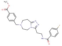methyl 4-[(3-{2-[(4-fluorobenzoyl)amino]ethyl}-5,6,8,9-tetrahydro-7H-[1,2,4]triazolo[4,3-d][1,4]diazepin-7-yl)methyl]benzoate