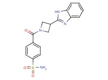 4-{[3-(1H-benzimidazol-2-yl)azetidin-1-yl]carbonyl}benzenesulfonamide