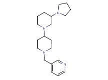 1'-(3-pyridinylmethyl)-3-(1-pyrrolidinyl)-1,4'-bipiperidine