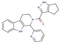 1-(2-pyridinyl)-2-(1,4,5,6-tetrahydrocyclopenta[c]pyrazol-3-ylcarbonyl)-2,3,4,9-tetrahydro-1H-beta-carboline