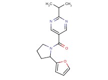 5-{[2-(2-furyl)pyrrolidin-1-yl]carbonyl}-2-isopropylpyrimidine
