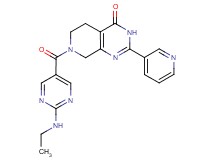 7-{[2-(ethylamino)-5-pyrimidinyl]carbonyl}-2-(3-pyridinyl)-5,6,7,8-tetrahydropyrido[3,4-d]pyrimidin-4(3H)-one