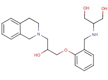 2-({2-[3-(3,4-dihydro-2(1H)-isoquinolinyl)-2-hydroxypropoxy]benzyl}amino)-1,3-propanediol