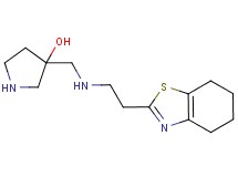 3-({[2-(4,5,6,7-tetrahydro-1,3-benzothiazol-2-yl)ethyl]amino}methyl)-3-pyrrolidinol dihydrochloride