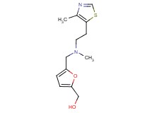 [5-({methyl[2-(4-methyl-1,3-thiazol-5-yl)ethyl]amino}methyl)-2-furyl]methanol