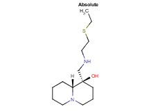 (1R,9aR)-1-({[2-(ethylthio)ethyl]amino}methyl)octahydro-2H-quinolizin-1-ol