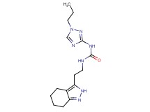 N-(1-propyl-1H-1,2,4-triazol-3-yl)-N'-[2-(4,5,6,7-tetrahydro-2H-indazol-3-yl)ethyl]urea
