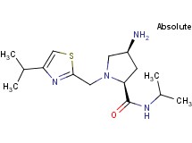(2S,4S)-4-amino-N-isopropyl-1-[(4-isopropyl-1,3-thiazol-2-yl)methyl]pyrrolidine-2-carboxamide