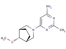 6-[(8-syn)-8-methoxy-3-azabicyclo[3.2.1]oct-3-yl]-2-methylpyrimidin-4-amine