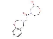 4-(2,3-dihydro-1,4-benzoxazepin-4(5H)-ylacetyl)-1,4-oxazepan-6-ol