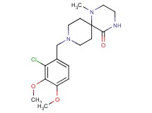 9-(2-chloro-3,4-dimethoxybenzyl)-1-methyl-1,4,9-triazaspiro[5.5]undecan-5-one