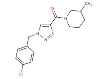 1-{[1-(4-chlorobenzyl)-1H-1,2,3-triazol-4-yl]carbonyl}-3-methylpiperidine