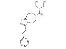 N,N-diethyl-3-(2-phenylethyl)-5,6,8,9-tetrahydro-7H-[1,2,4]triazolo[4,3-d][1,4]diazepine-7-carboxamide