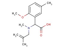 (2-methoxy-5-methylphenyl)[methyl(2-methylprop-2-en-1-yl)amino]acetic acid