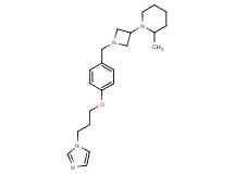 1-(1-{4-[3-(1H-imidazol-1-yl)propoxy]benzyl}-3-azetidinyl)-2-methylpiperidine