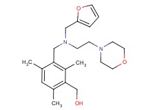 (3-{[(2-furylmethyl)(2-morpholin-4-ylethyl)amino]methyl}-2,4,6-trimethylphenyl)methanol