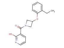 3-{[3-(2-ethylphenoxy)-1-azetidinyl]carbonyl}-2-pyridinol