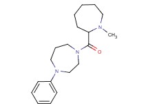 1-[(1-methyl-2-azepanyl)carbonyl]-4-phenyl-1,4-diazepane