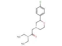 2-[2-(4-chlorophenyl)morpholin-4-yl]-N,N-diethylacetamide