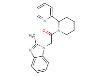 2-methyl-1-{2-oxo-2-[2-(2-pyridinyl)-1-piperidinyl]ethyl}-1H-benzimidazole