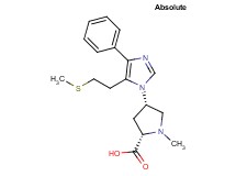 (4S)-1-methyl-4-{5-[2-(methylthio)ethyl]-4-phenyl-1H-imidazol-1-yl}-L-proline
