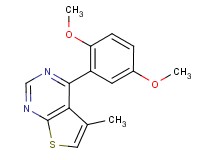 4-(2,5-dimethoxyphenyl)-5-methylthieno[2,3-d]pyrimidine