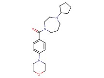 1-cyclopentyl-4-[4-(4-morpholinyl)benzoyl]-1,4-diazepane