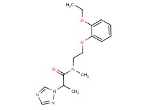 N-[2-(2-ethoxyphenoxy)ethyl]-N-methyl-2-(1H-1,2,4-triazol-1-yl)propanamide