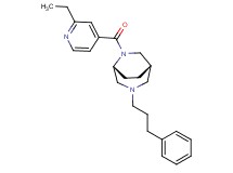 (1S*,5R*)-6-(2-ethylisonicotinoyl)-3-(3-phenylpropyl)-3,6-diazabicyclo[3.2.2]nonane