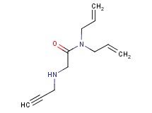 N,N-diallyl-2-(prop-2-yn-1-ylamino)acetamide