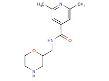 2,6-dimethyl-N-(2-morpholinylmethyl)isonicotinamide dihydrochloride