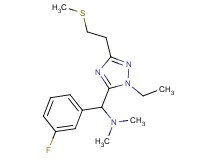 1-{1-ethyl-3-[2-(methylthio)ethyl]-1H-1,2,4-triazol-5-yl}-1-(3-fluorophenyl)-N,N-dimethylmethanamine