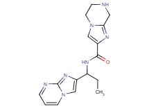 N-(1-imidazo[1,2-a]pyrimidin-2-ylpropyl)-5,6,7,8-tetrahydroimidazo[1,2-a]pyrazine-2-carboxamide
