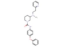 3-{methyl[2-(2-pyridinyl)ethyl]amino}-N-(4-phenoxyphenyl)-1-piperidinecarboxamide