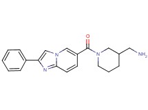 ({1-[(2-phenylimidazo[1,2-a]pyridin-6-yl)carbonyl]-3-piperidinyl}methyl)amine dihydrochloride