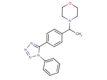 4-{1-[4-(1-phenyl-1H-tetrazol-5-yl)phenyl]ethyl}morpholine