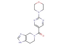 5-[(2-morpholin-4-ylpyrimidin-5-yl)carbonyl]-4,5,6,7-tetrahydro-1H-imidazo[4,5-c]pyridine