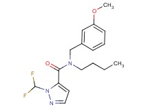 N-butyl-1-(difluoromethyl)-N-(3-methoxybenzyl)-1H-pyrazole-5-carboxamide