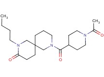 8-[(1-acetylpiperidin-4-yl)carbonyl]-2-butyl-2,8-diazaspiro[5.5]undecan-3-one