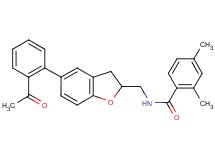 N-{[5-(2-acetylphenyl)-2,3-dihydro-1-benzofuran-2-yl]methyl}-2,4-dimethylbenzamide