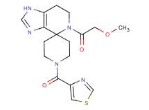 5-(methoxyacetyl)-1'-(1,3-thiazol-4-ylcarbonyl)-1,5,6,7-tetrahydrospiro[imidazo[4,5-c]pyridine-4,4'-piperidine]